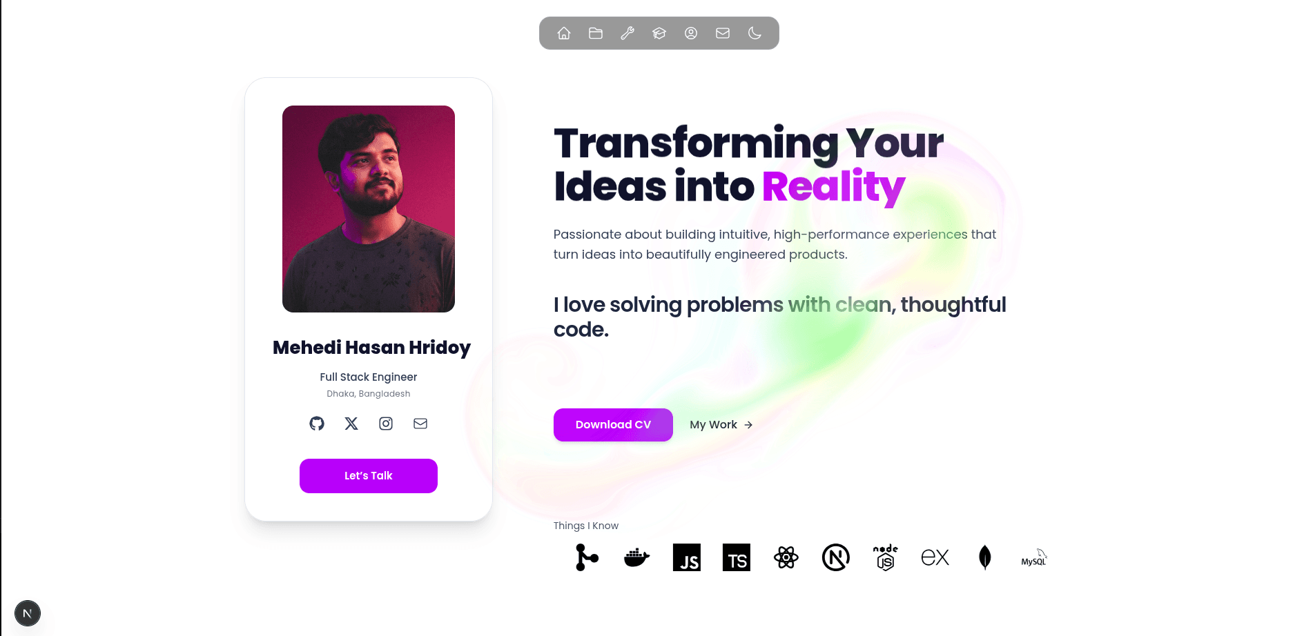Personal Portfolio Project